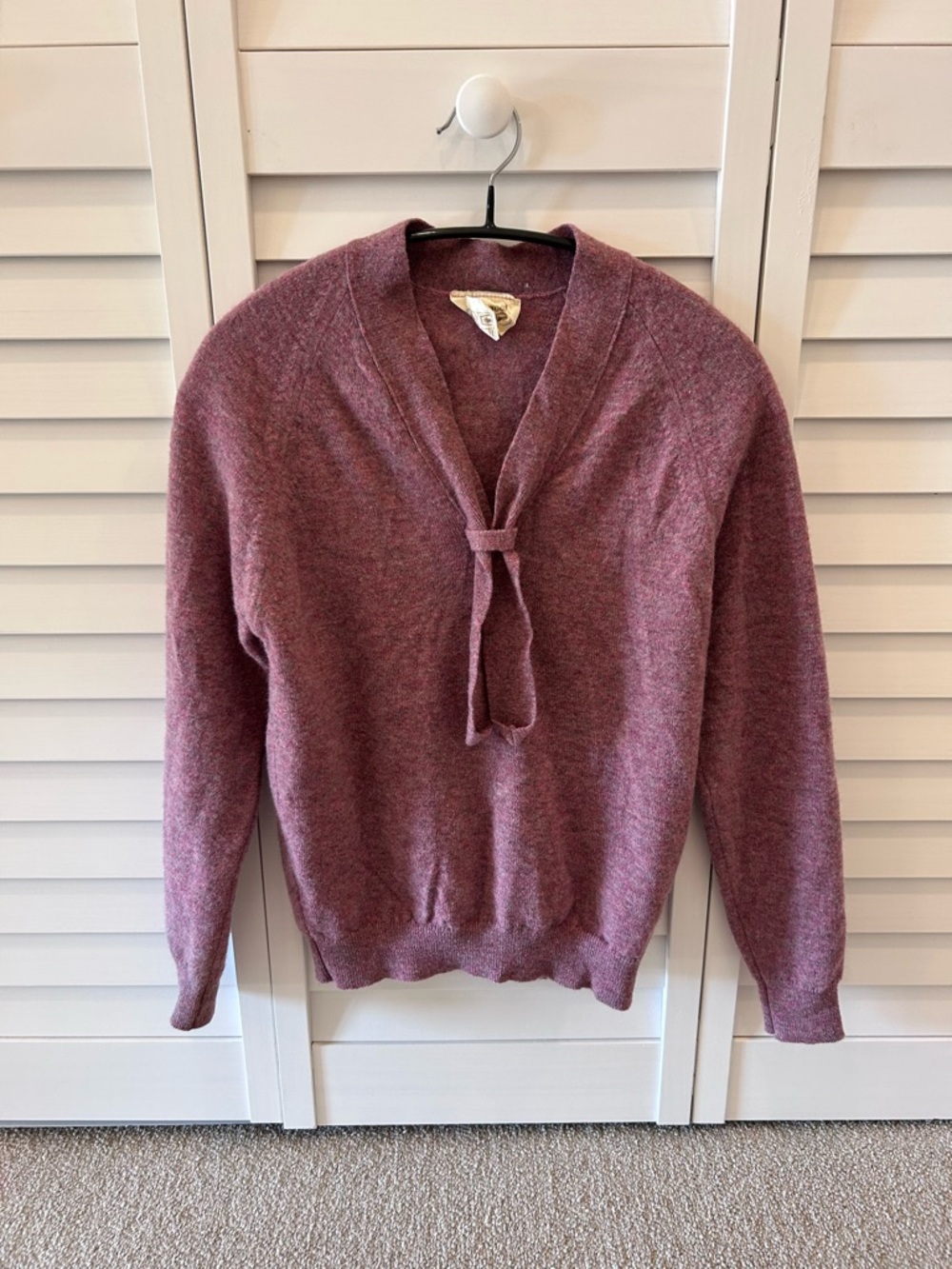 Vintage pure lambswool sweater